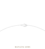 Load image into Gallery viewer, Maylaya Gems necklace in white gold