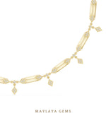 Load image into Gallery viewer, Maylaya Gems necklace in yellow gold
