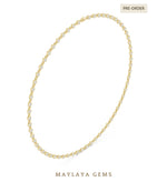 Load image into Gallery viewer, Maylaya Gems necklace in yellow gold