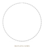 Load image into Gallery viewer, Maylaya Gems necklace in white gold