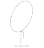 Load image into Gallery viewer, Maylaya Gems necklace in white gold