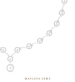 Load image into Gallery viewer, Maylaya Gems necklace in white gold