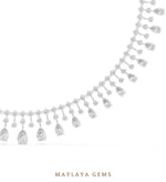 Load image into Gallery viewer, Maylaya Gems necklace in white gold