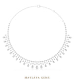 Load image into Gallery viewer, Maylaya Gems necklace in white gold