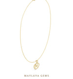 Load image into Gallery viewer, Maylaya Gems pendant in yellow gold - pendant only, chain not included