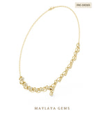 Load image into Gallery viewer, Maylaya Gems necklace in yellow gold