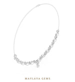 Load image into Gallery viewer, Maylaya Gems necklace in white gold