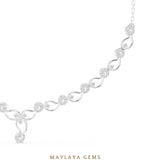 Load image into Gallery viewer, Maylaya Gems necklace in white gold