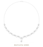 Load image into Gallery viewer, Maylaya Gems necklace in white gold