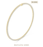 Load image into Gallery viewer, Maylaya Gems necklace in yellow gold