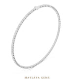 Load image into Gallery viewer, Maylaya Gems necklace in white gold