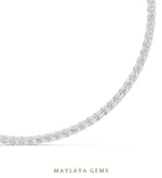 Load image into Gallery viewer, Maylaya Gems necklace in white gold