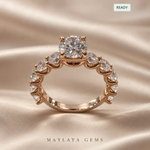Load image into Gallery viewer, 9K Gold 1.54 ct Round Diamond Ring — Stk92/B036