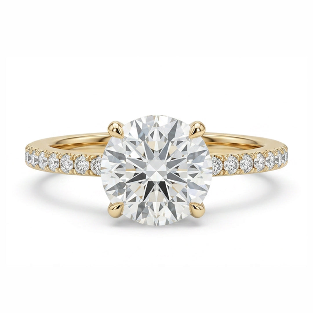 Yellow gold 9k round 2