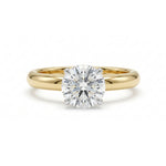 Load image into Gallery viewer, Yellow Gold 9K Round 2.07ct Halo Ring
