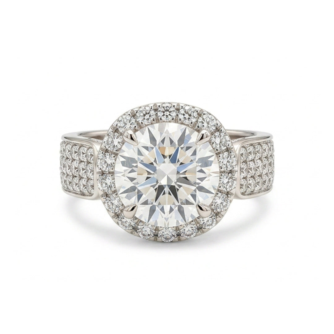 White gold 14k round 2