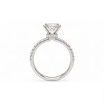 Load image into Gallery viewer, White Gold 9K Oval 2.06ct Halo Ring
