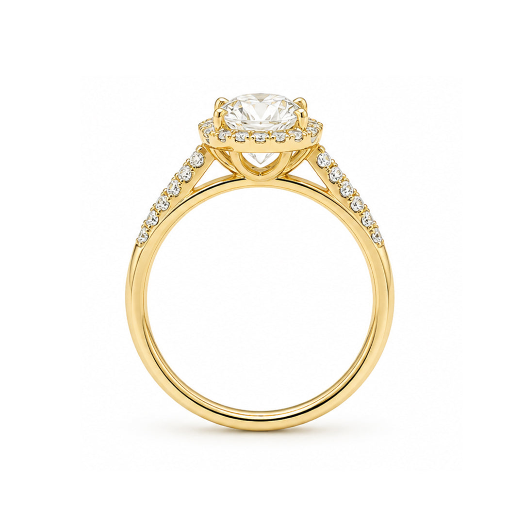 Yellow gold 9k round 2