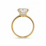Load image into Gallery viewer, Yellow Gold 9K Round 2.06ct Halo Ring
