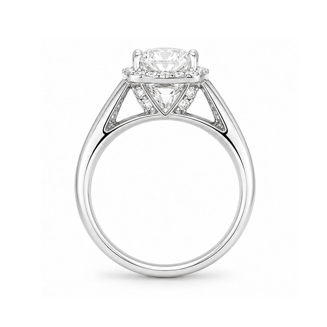 White gold 14k round 2