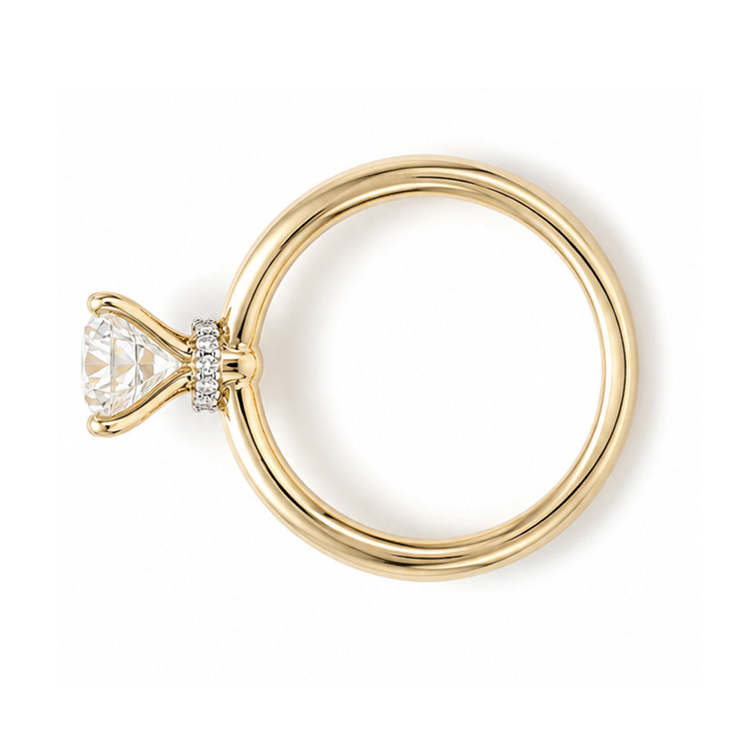 Yellow gold 9k round 2