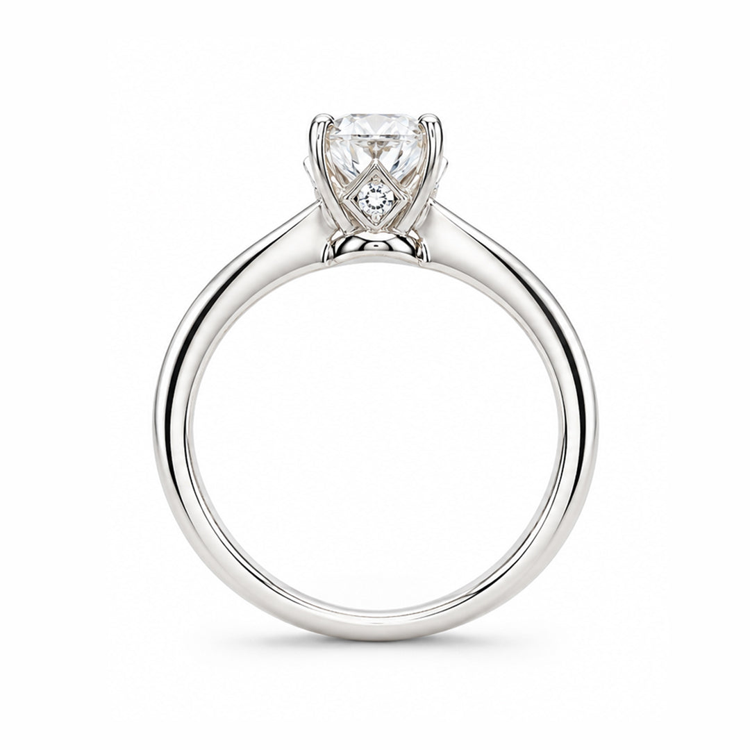 White gold 14k round 1