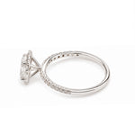 Load image into Gallery viewer, White Gold 9K Oval 3.02ct Halo Ring
