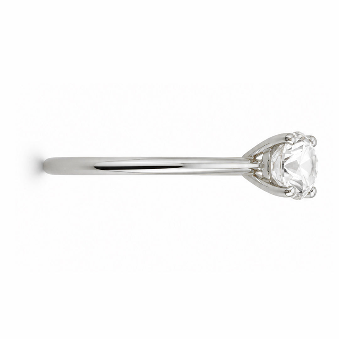 Yellow Gold 9K Round 0.3ct Solitaire Ring