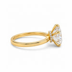 Load image into Gallery viewer, Yellow Gold 9K Round 2.06ct Halo Ring
