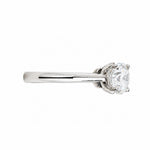 Load image into Gallery viewer, White Gold 14K Round 1.02ct Halo Ring
