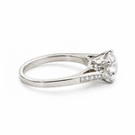 Load image into Gallery viewer, White Gold 9K Round 2.09ct Halo Ring
