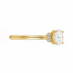 Load image into Gallery viewer, Yellow Gold 9K Round 1.54ct Halo Ring
