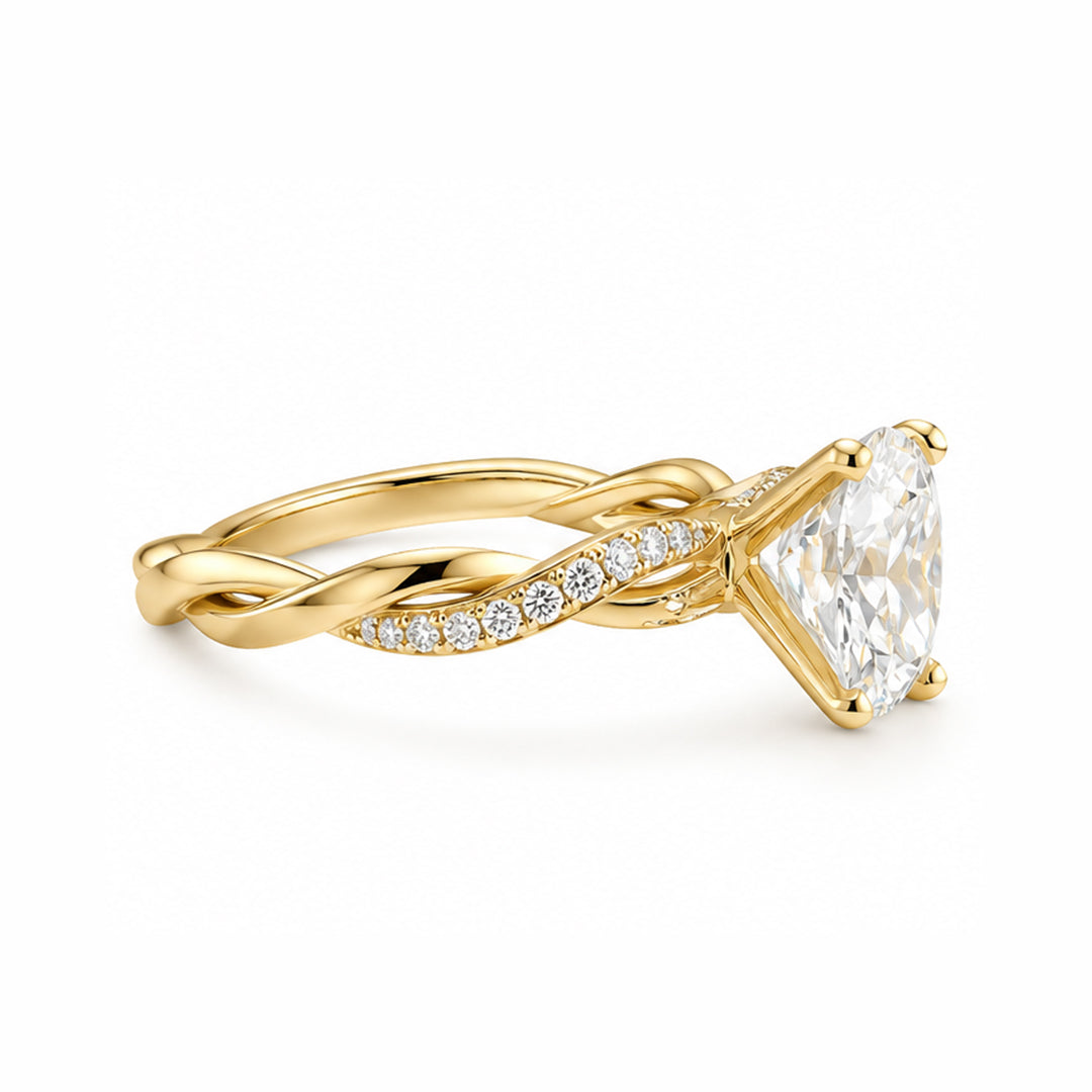 Yellow gold 9k round 2