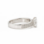 Load image into Gallery viewer, White Gold 9K Round 1.53ct Halo Ring
