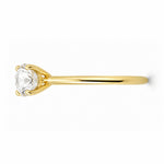 Load image into Gallery viewer, Yellow Gold 9K Round 0.31ct Solitaire Ring
