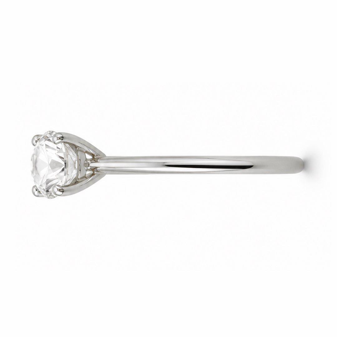Yellow Gold 9K Round 0.3ct Solitaire Ring