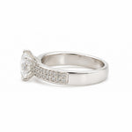 Load image into Gallery viewer, White Gold 9K Round 1.53ct Halo Ring
