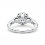 Load image into Gallery viewer, White Gold 9K Round 2.09ct Halo Ring
