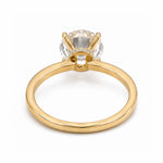 Load image into Gallery viewer, Yellow Gold 9K Round 2.06ct Halo Ring
