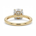 Load image into Gallery viewer, Yellow Gold 9K Round 2.01ct Halo Ring
