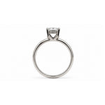 Load image into Gallery viewer, White Gold 9K Cushion 1.04ct Halo Ring

