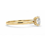 Load image into Gallery viewer, Celeste Twisted Solitaire Diamond Ring
