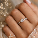 Load image into Gallery viewer, White Gold 9K Round 2.07ct Halo Ring
