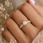 Load image into Gallery viewer, Yellow Gold 9K Round Halo Ring
