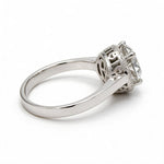 Load image into Gallery viewer, White Rhodium 9K Round Solitairect Solitaire Ring
