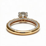 Load image into Gallery viewer, Yellow Gold Polish 9K Round Solitairect Solitaire Ring
