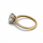Load image into Gallery viewer, Yellow Gold Polish 9K Round Solitairect Solitaire Ring
