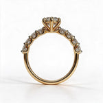 Load image into Gallery viewer, Yellow Gold Polish 9K Round Solitairect Solitaire Ring
