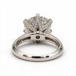 Load image into Gallery viewer, White Rhodium 14K Round Solitairect Solitaire Ring

