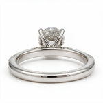Load image into Gallery viewer, White Rhodium 9K Round Solitairect Solitaire Ring
